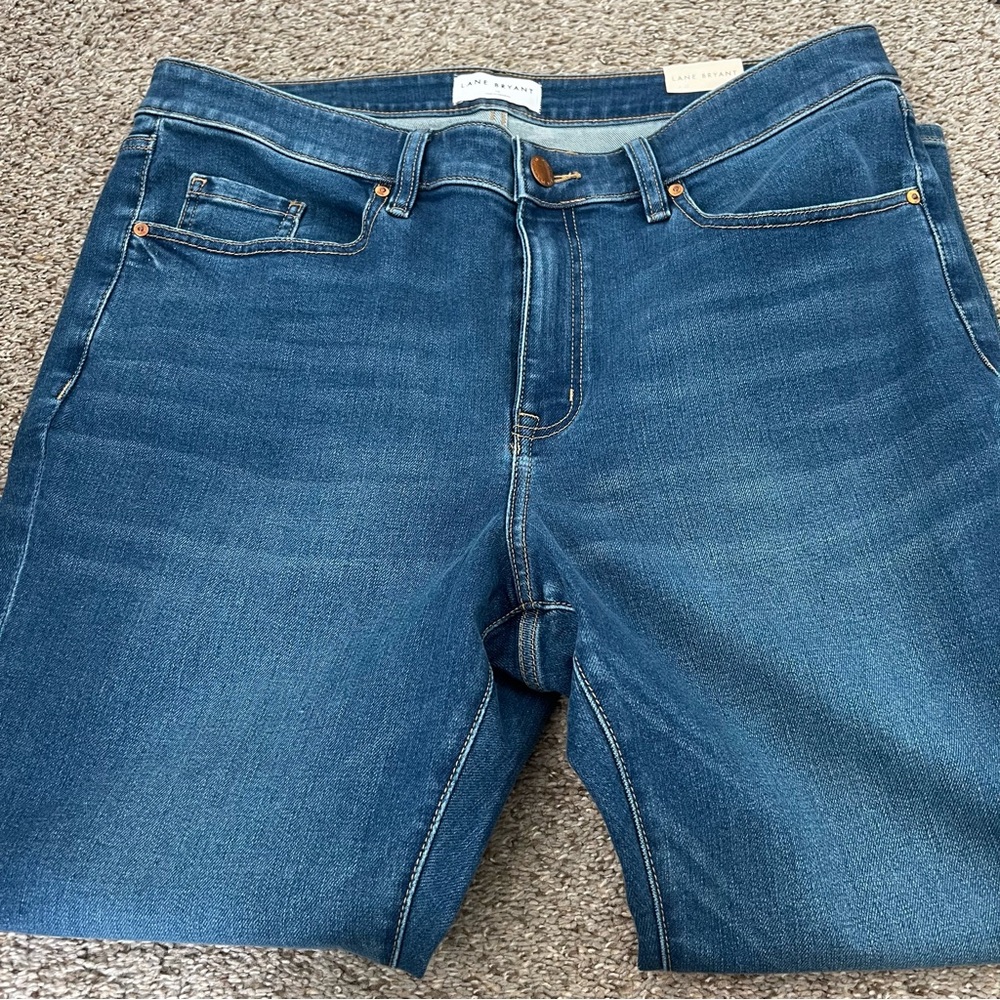 Lane Bryant Dark Blue Classic Denim Jeans NWT Size 18 - Picture 12 of 14